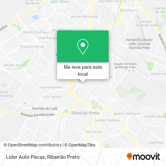 Lider Auto Pecas mapa