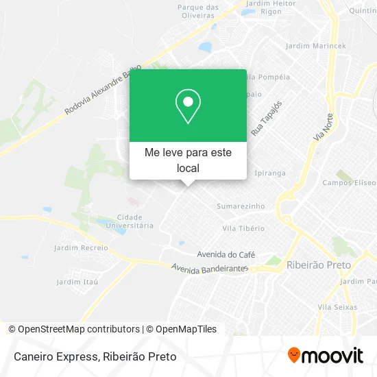 Caneiro Express mapa