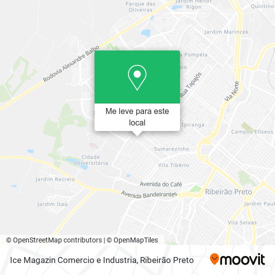 Ice Magazin Comercio e Industria mapa