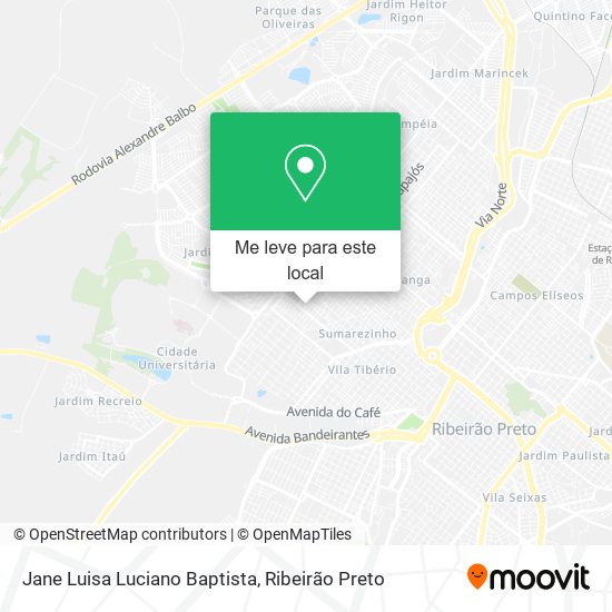 Jane Luisa Luciano Baptista mapa