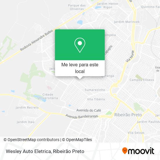 Wesley Auto Eletrica mapa