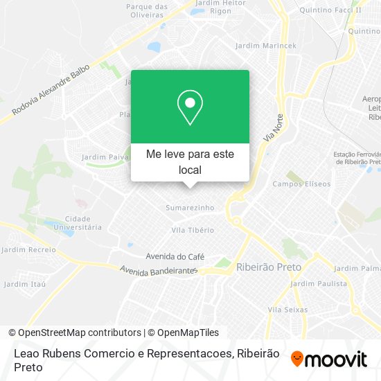 Leao Rubens Comercio e Representacoes mapa