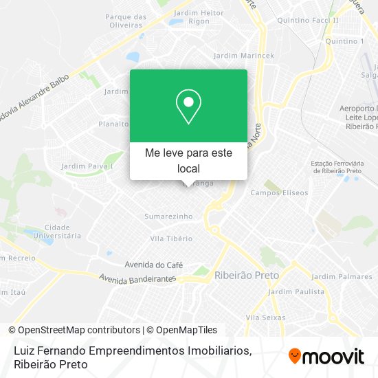 Luiz Fernando Empreendimentos Imobiliarios mapa