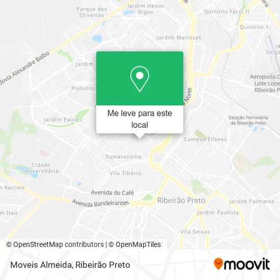 Moveis Almeida mapa