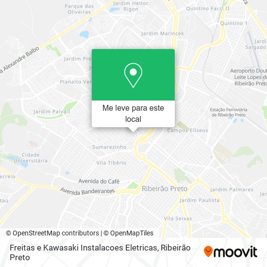 Freitas e Kawasaki Instalacoes Eletricas mapa