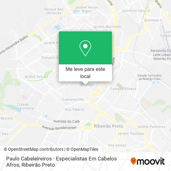 Paulo Cabeleireiros - Especialistas Em Cabelos Afros mapa
