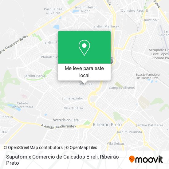 Sapatomix Comercio de Calcados Eireli mapa