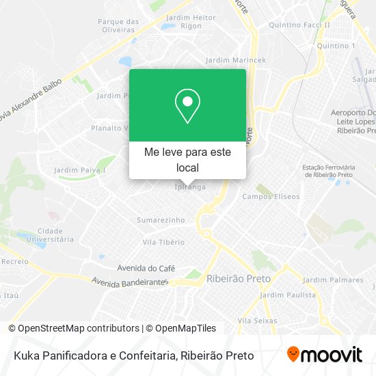 Kuka Panificadora e Confeitaria mapa