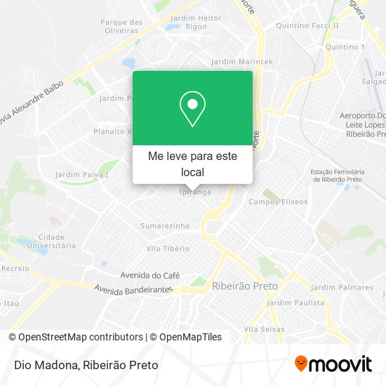 Dio Madona mapa
