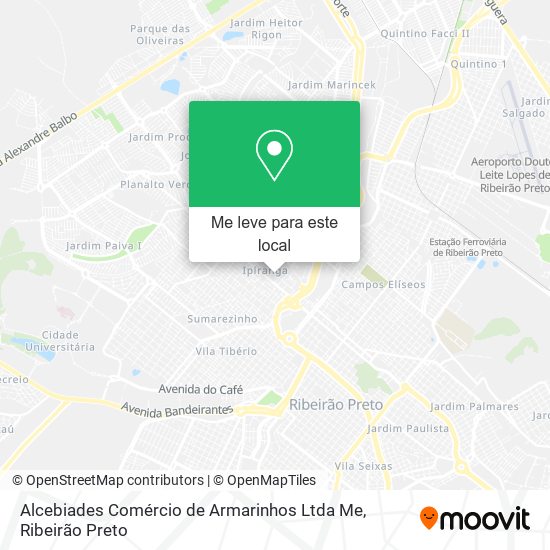 Alcebiades Comércio de Armarinhos Ltda Me mapa