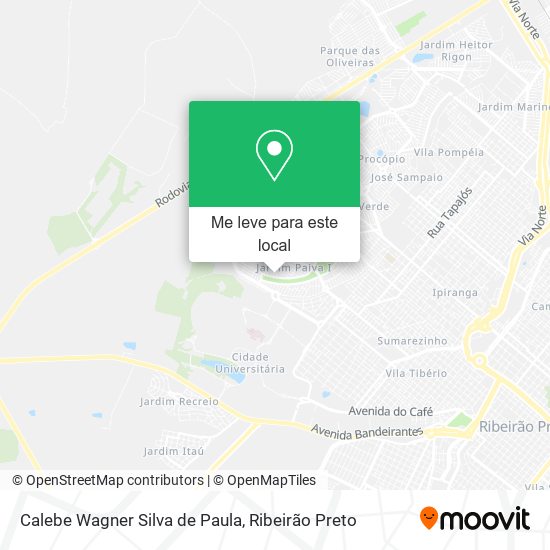 Calebe Wagner Silva de Paula mapa