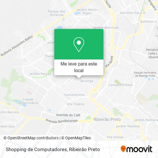 Shopping de Computadores mapa