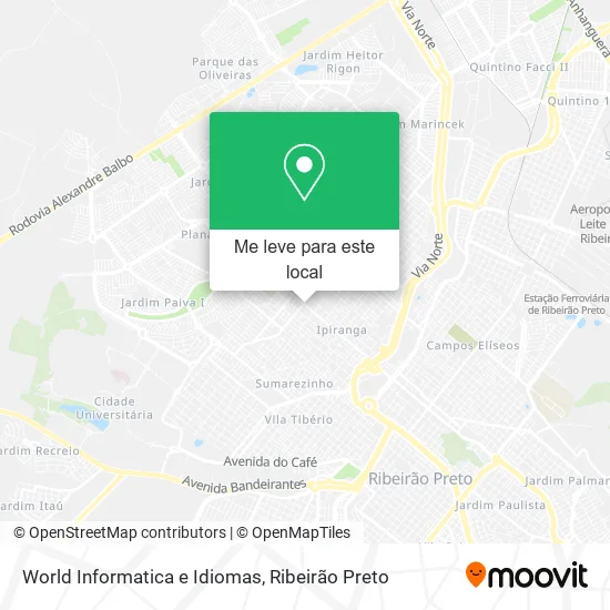 World Informatica e Idiomas mapa