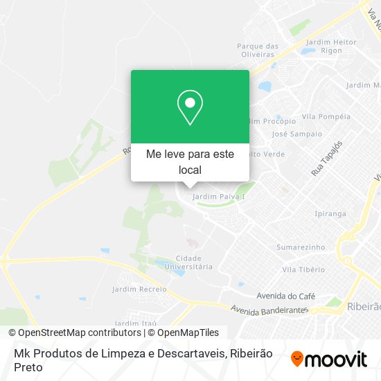 Mk Produtos de Limpeza e Descartaveis mapa