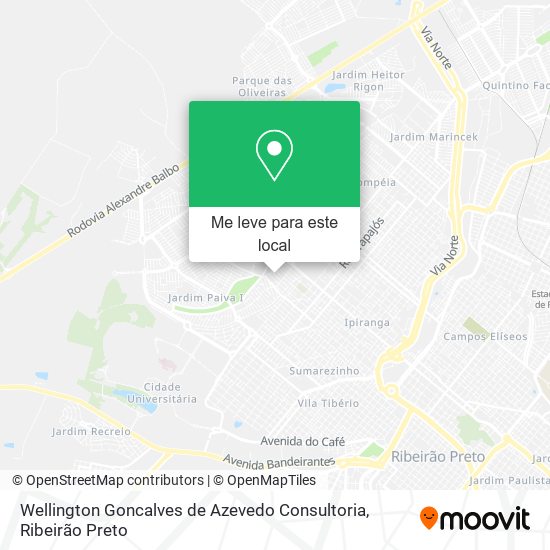 Wellington Goncalves de Azevedo Consultoria mapa