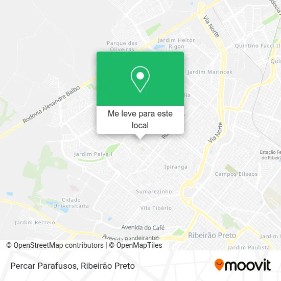Percar Parafusos mapa
