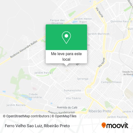 Ferro Velho Sao Luiz mapa