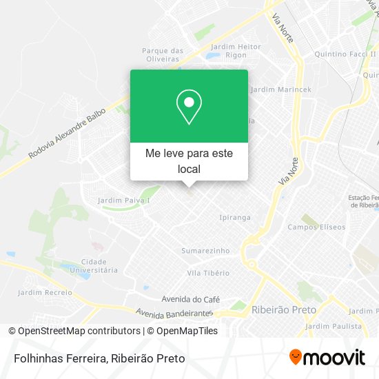 Folhinhas Ferreira mapa