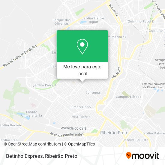 Betinho Express mapa