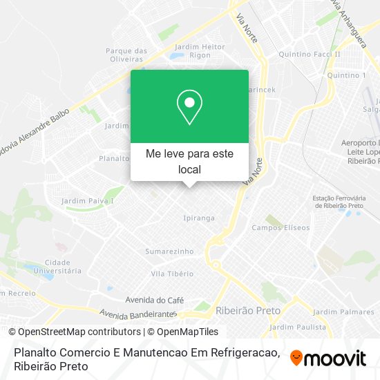 Planalto Comercio E Manutencao Em Refrigeracao mapa