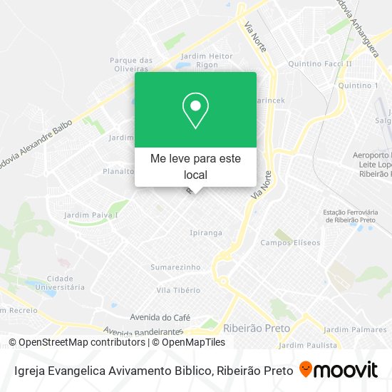 Igreja Evangelica Avivamento Biblico mapa