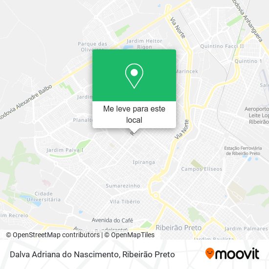 Dalva Adriana do Nascimento mapa