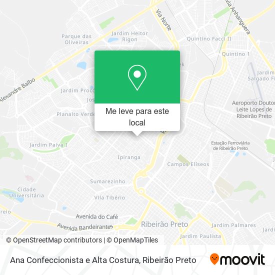 Ana Confeccionista e Alta Costura mapa