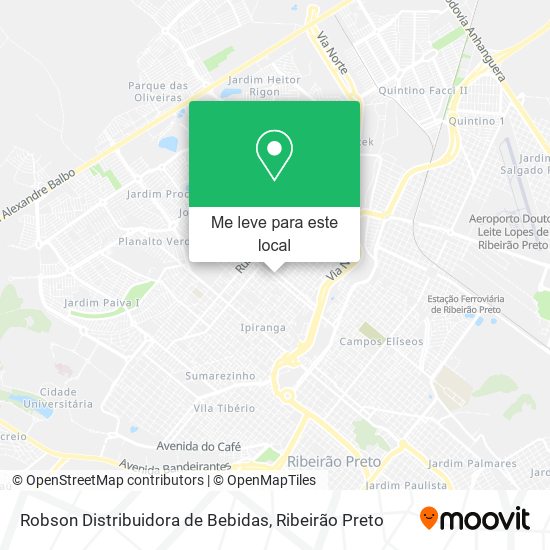 Robson Distribuidora de Bebidas mapa