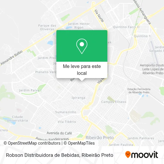 Robson Distribuidora de Bebidas mapa