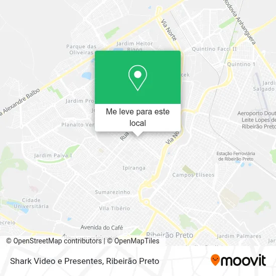 Shark Video e Presentes mapa