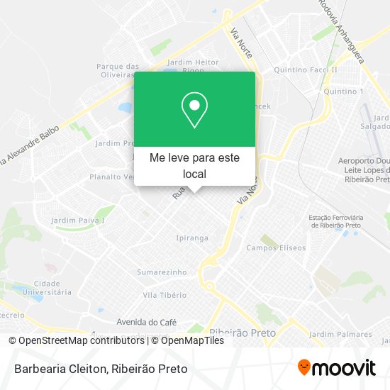 Barbearia Cleiton mapa