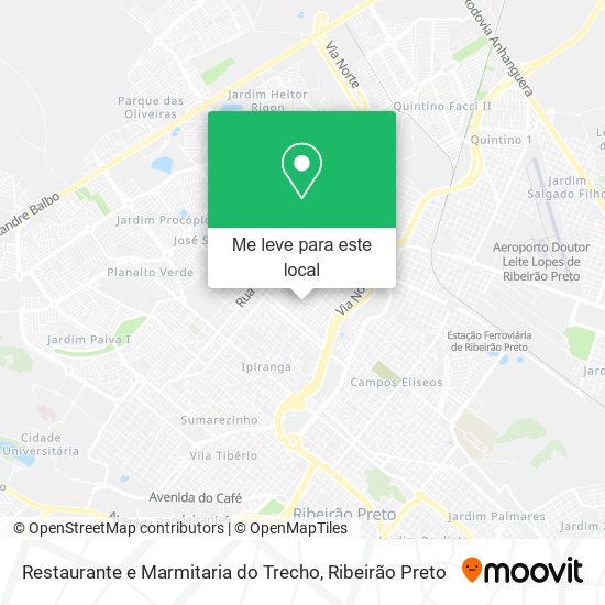 Restaurante e Marmitaria do Trecho mapa