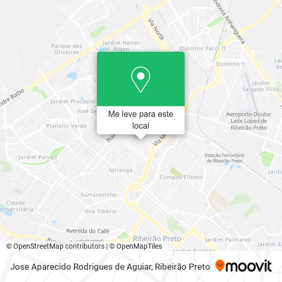 Jose Aparecido Rodrigues de Aguiar mapa