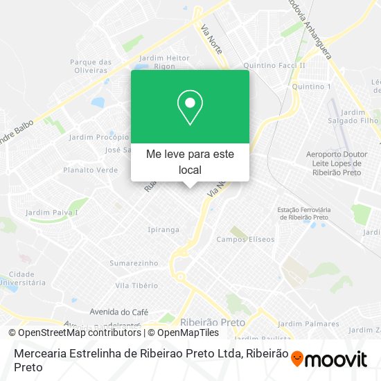 Mercearia Estrelinha de Ribeirao Preto Ltda mapa