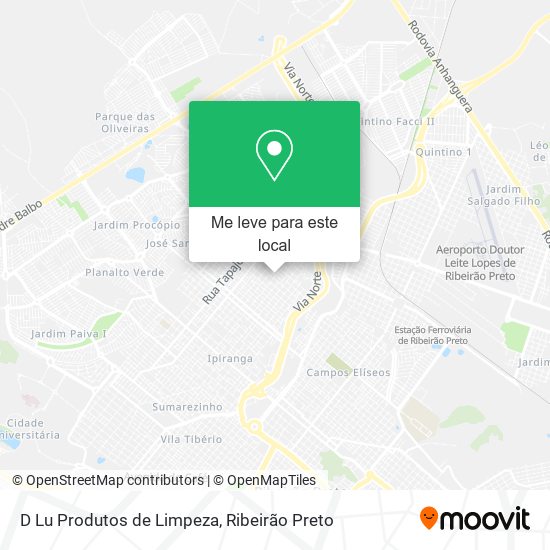 D Lu Produtos de Limpeza mapa