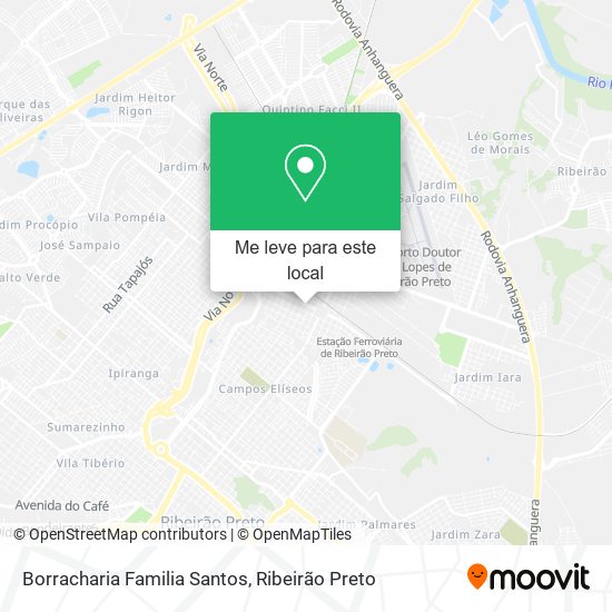 Borracharia Familia Santos mapa