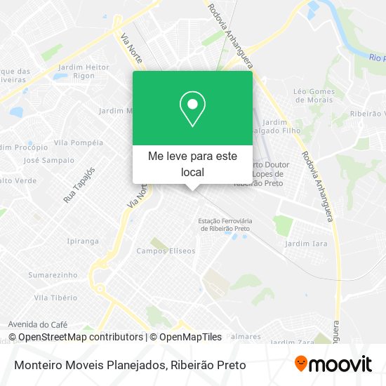 Monteiro Moveis Planejados mapa