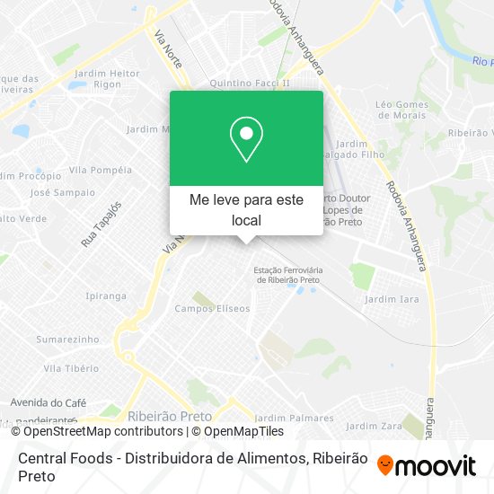 Central Foods - Distribuidora de Alimentos mapa