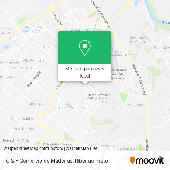 C & F Comercio de Madeiras mapa