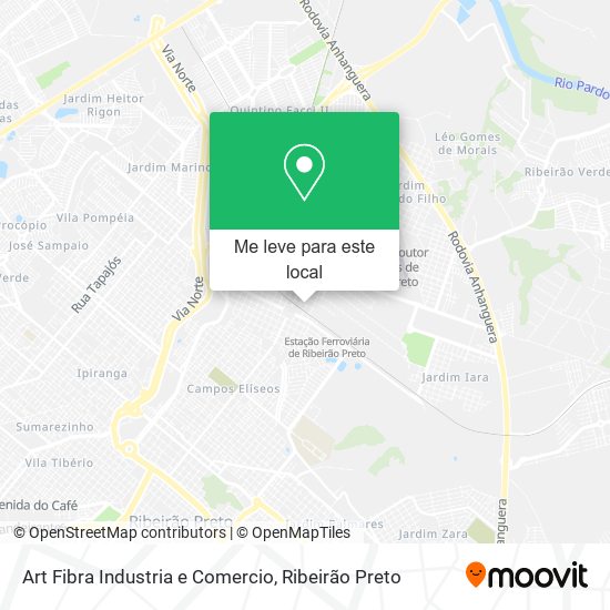 Art Fibra Industria e Comercio mapa