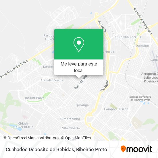 Cunhados Deposito de Bebidas mapa