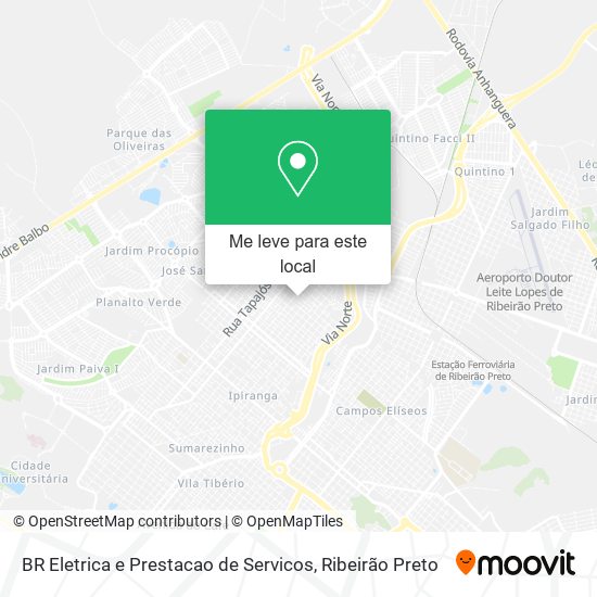 BR Eletrica e Prestacao de Servicos mapa