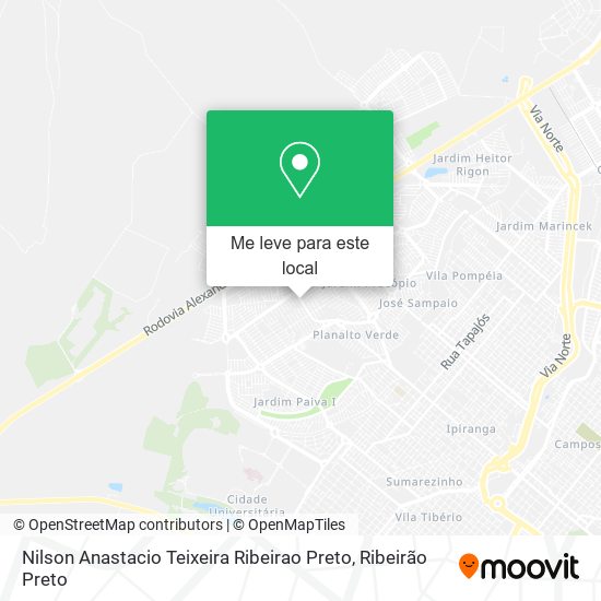 Nilson Anastacio Teixeira Ribeirao Preto mapa