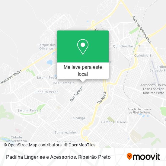 Padilha Lingeriee e Acessorios mapa