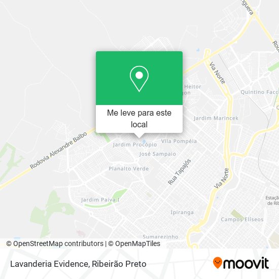 Lavanderia Evidence mapa