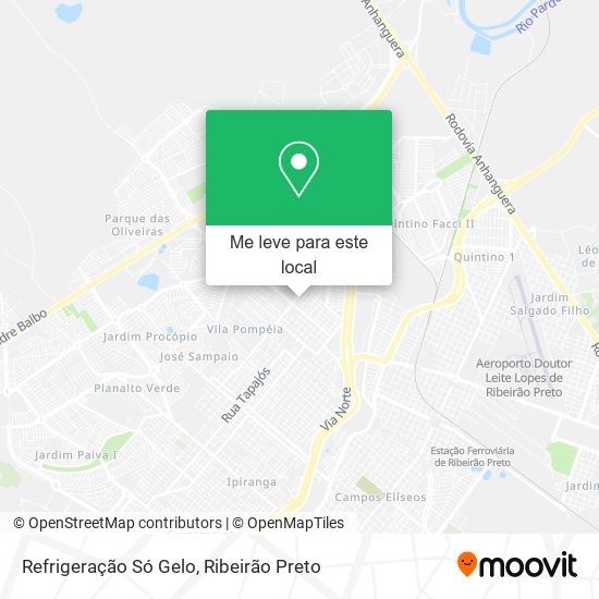 Refrigeração Só Gelo mapa