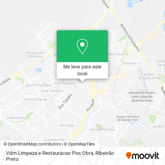 Vdm Limpeza e Restauracao Pos Obra mapa