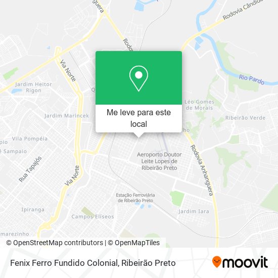 Fenix Ferro Fundido Colonial mapa