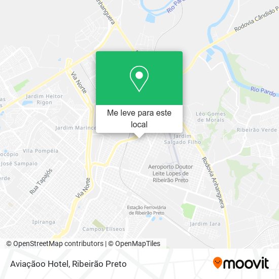 Aviaçãoo Hotel mapa