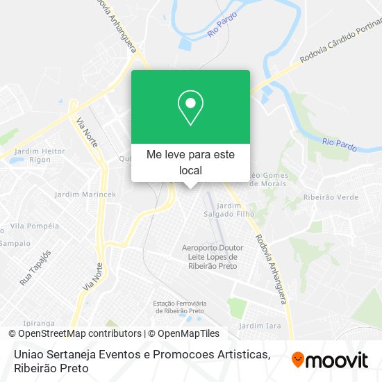 Uniao Sertaneja Eventos e Promocoes Artisticas mapa